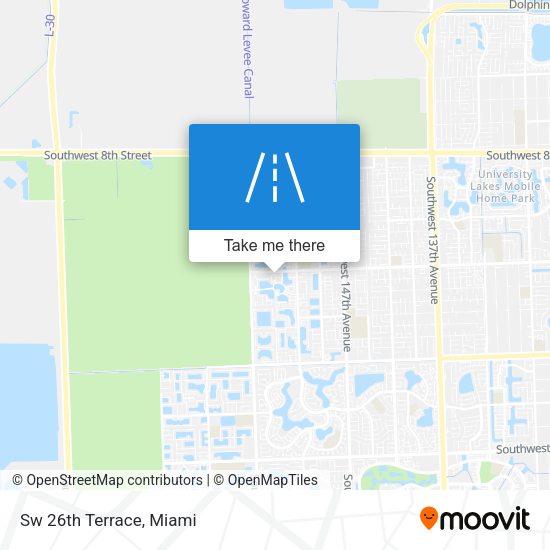 Mapa de Sw 26th Terrace