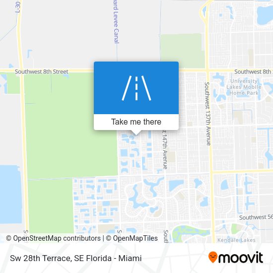 Mapa de Sw 28th Terrace