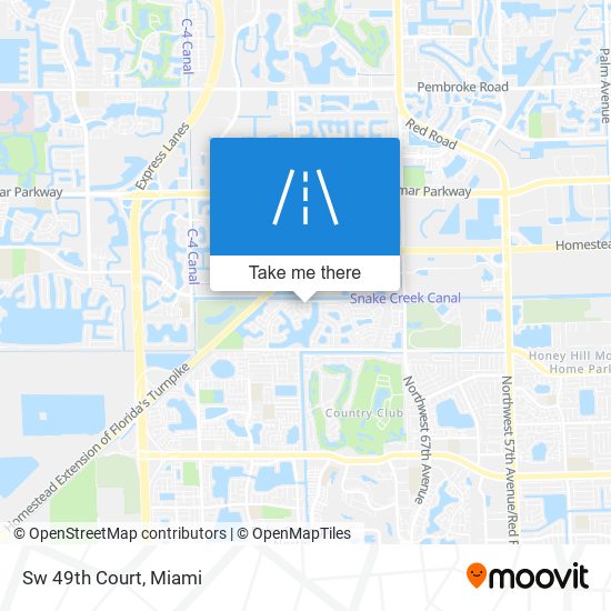 Sw 49th Court map