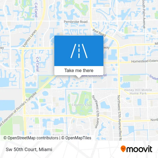 Sw 50th Court map