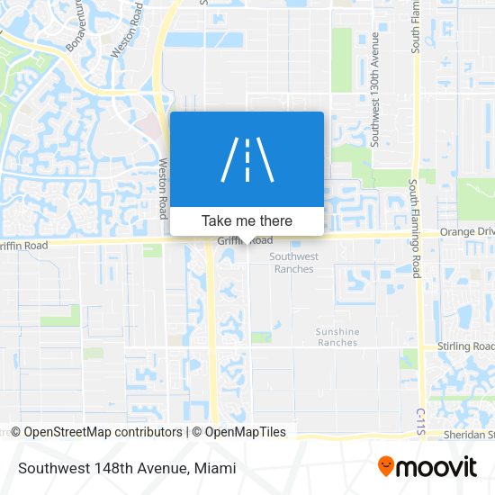 Southwest 148th Avenue map
