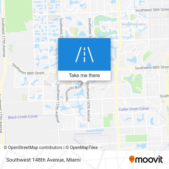Mapa de Southwest 148th Avenue
