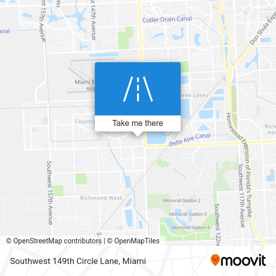 Mapa de Southwest 149th Circle Lane