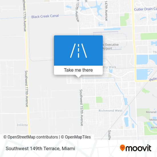 Southwest 149th Terrace map