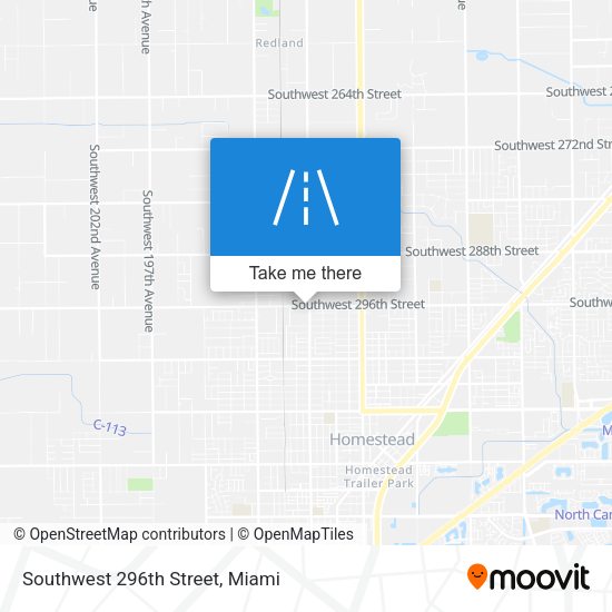 Mapa de Southwest 296th Street