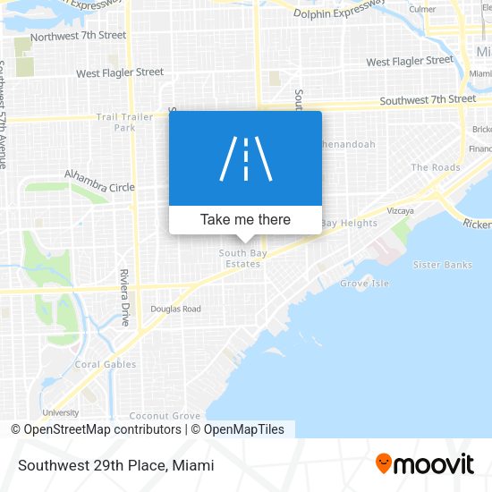 Mapa de Southwest 29th Place