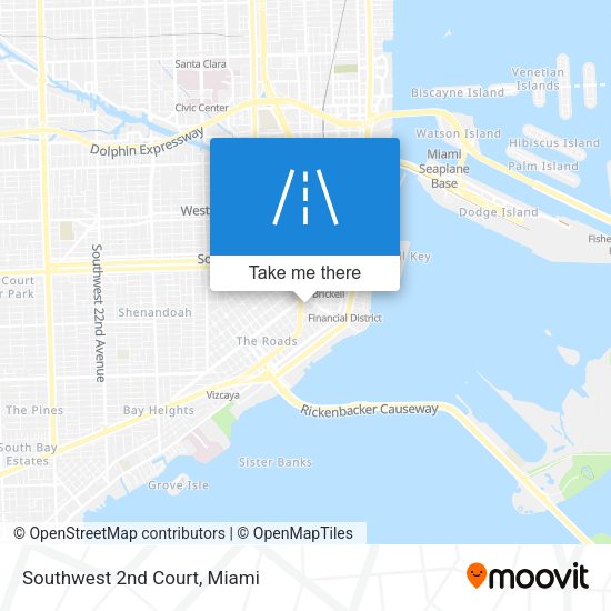 Mapa de Southwest 2nd Court