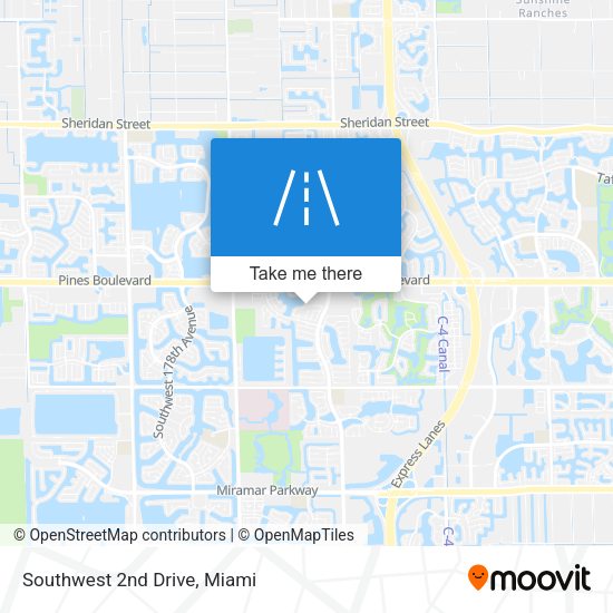 Mapa de Southwest 2nd Drive