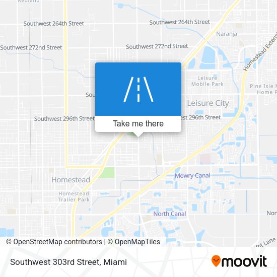Mapa de Southwest 303rd Street