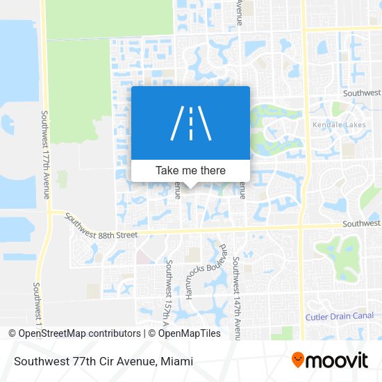 Mapa de Southwest 77th Cir Avenue
