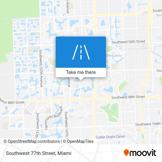 Southwest 77th Street map