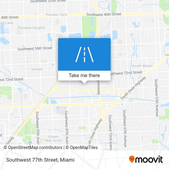 Mapa de Southwest 77th Street