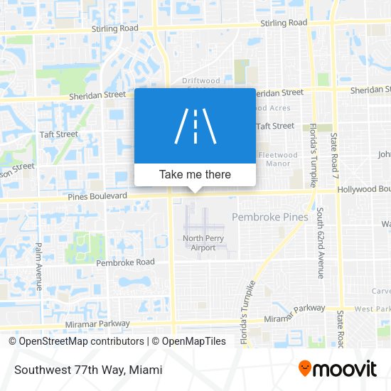 Mapa de Southwest 77th Way