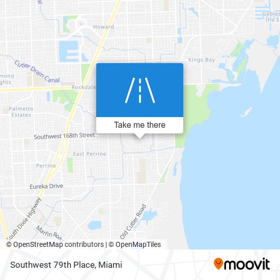 Southwest 79th Place map