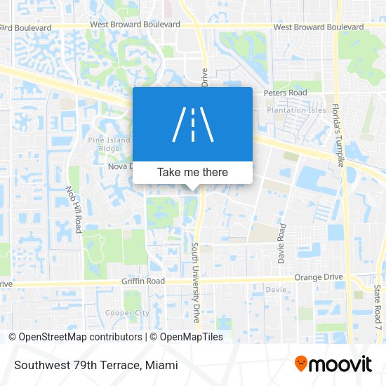 Mapa de Southwest 79th Terrace