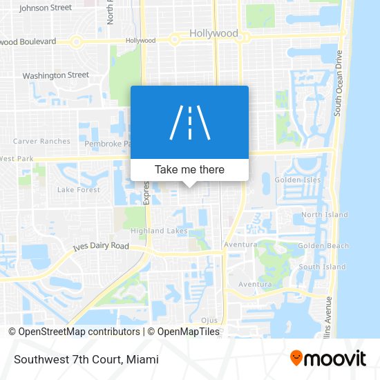 Mapa de Southwest 7th Court