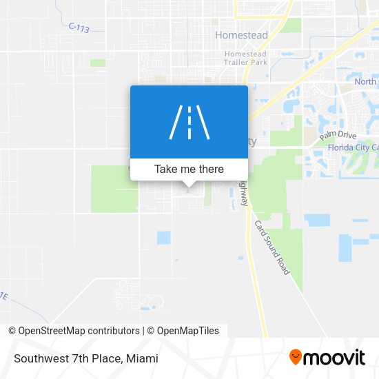 Mapa de Southwest 7th Place