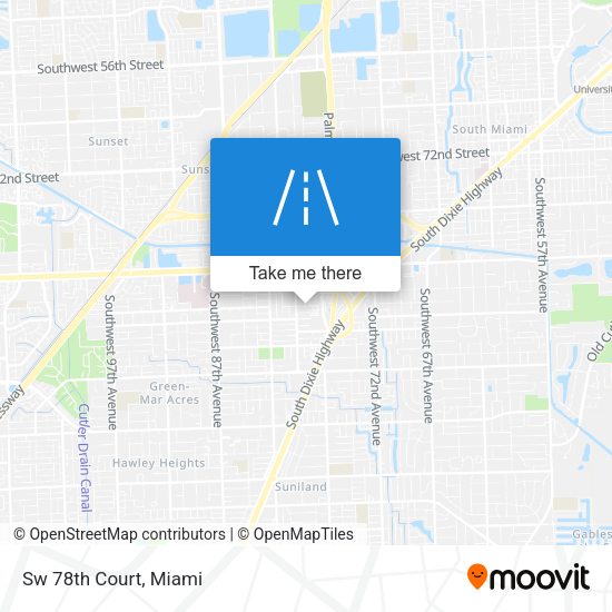 Sw 78th Court map