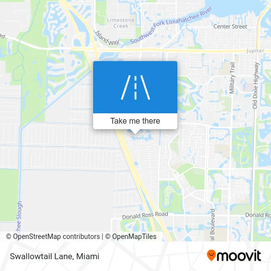 Swallowtail Lane map