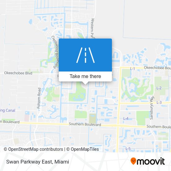 Mapa de Swan Parkway East