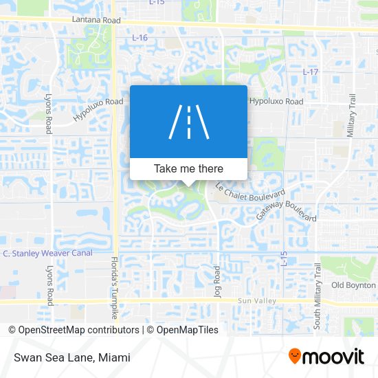 Mapa de Swan Sea Lane
