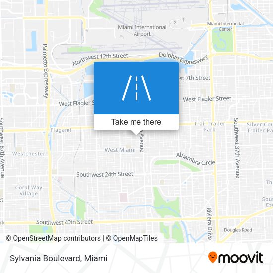 Mapa de Sylvania Boulevard