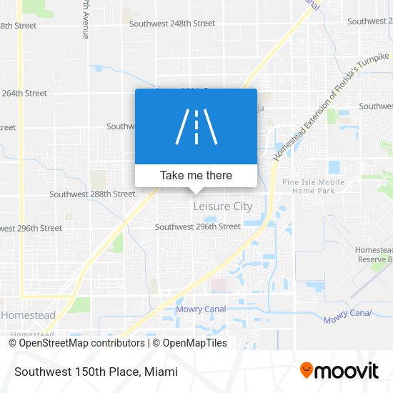 Mapa de Southwest 150th Place