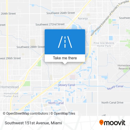 Mapa de Southwest 151st Avenue