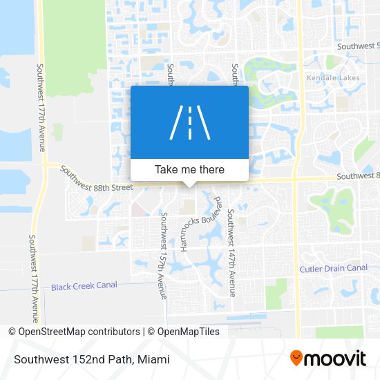 Mapa de Southwest 152nd Path
