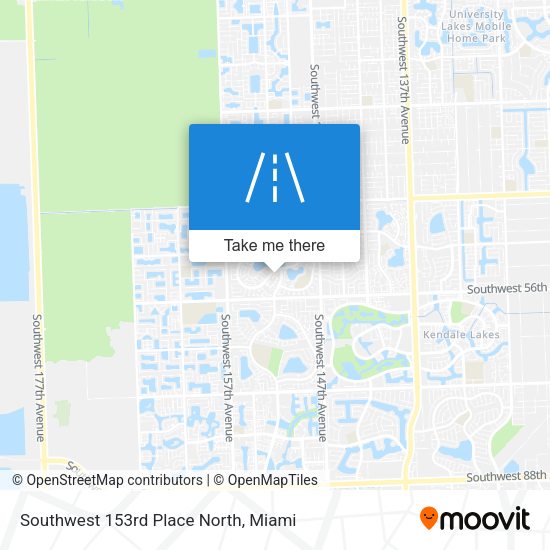 Mapa de Southwest 153rd Place North
