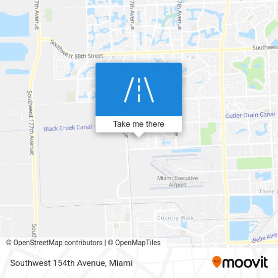 Southwest 154th Avenue map