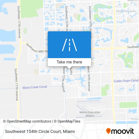 Southwest 154th Circle Court map