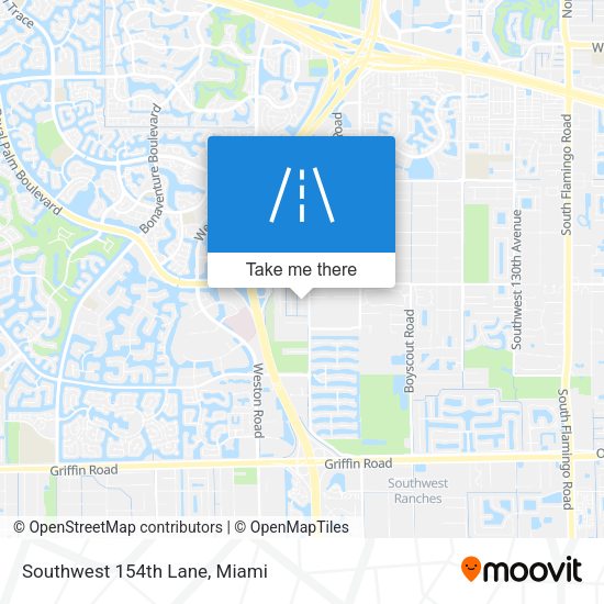 Mapa de Southwest 154th Lane
