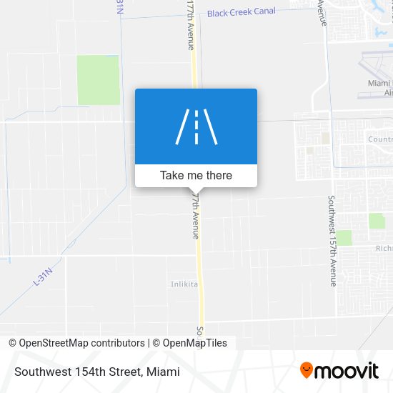 Mapa de Southwest 154th Street
