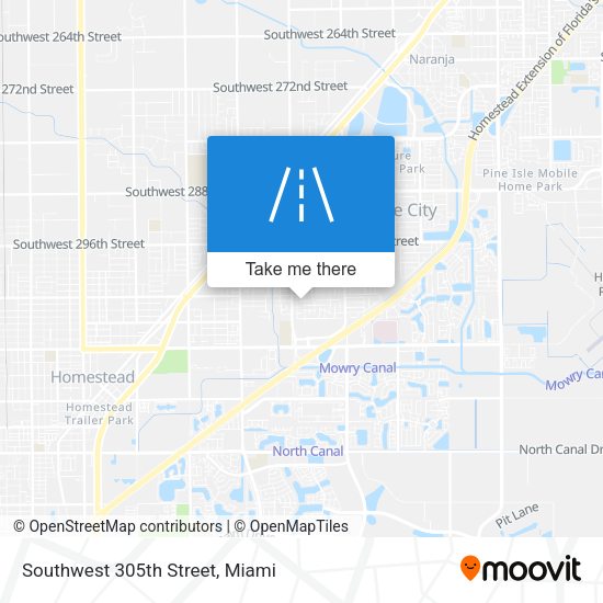 Mapa de Southwest 305th Street