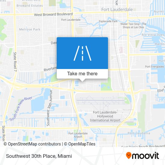 Mapa de Southwest 30th Place