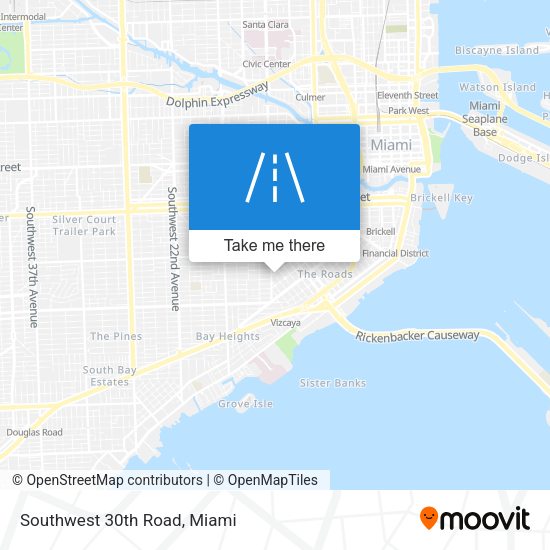 Southwest 30th Road map