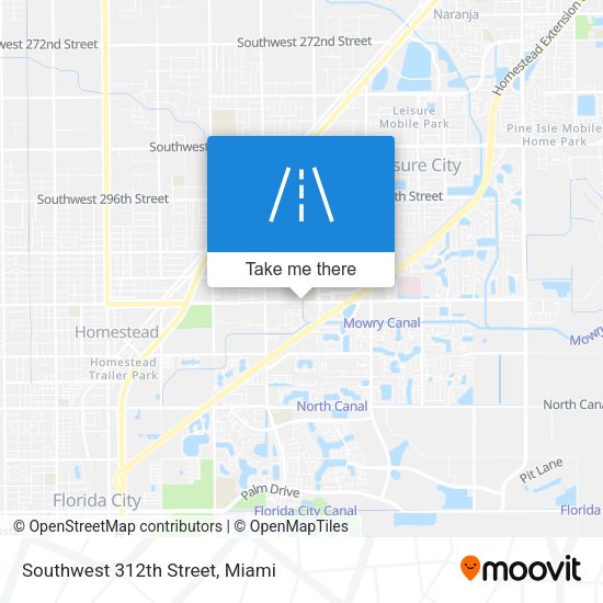 Southwest 312th Street map