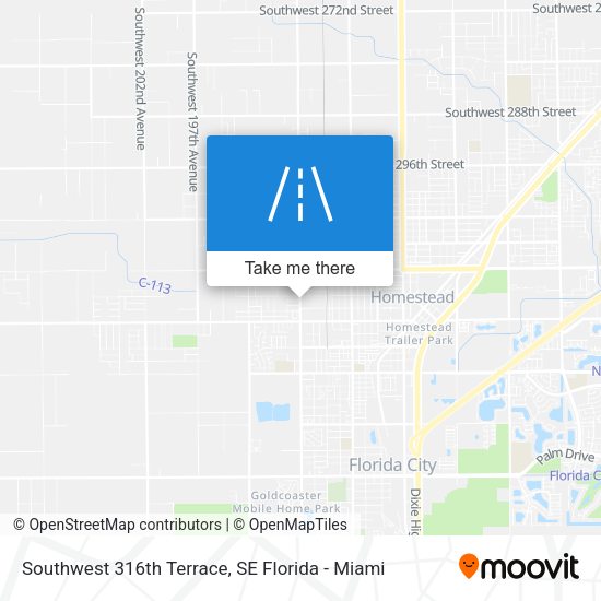 Mapa de Southwest 316th Terrace