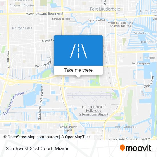 Southwest 31st Court map