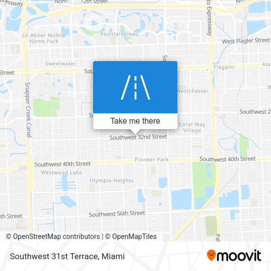 Mapa de Southwest 31st Terrace