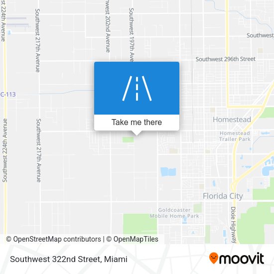 Mapa de Southwest 322nd Street