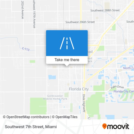 Mapa de Southwest 7th Street