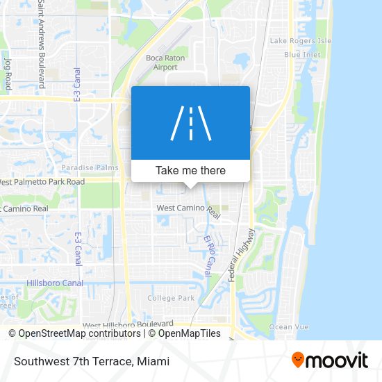 Mapa de Southwest 7th Terrace