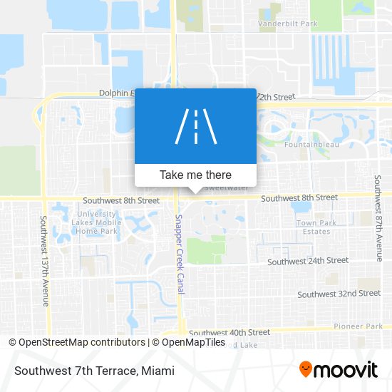 Mapa de Southwest 7th Terrace