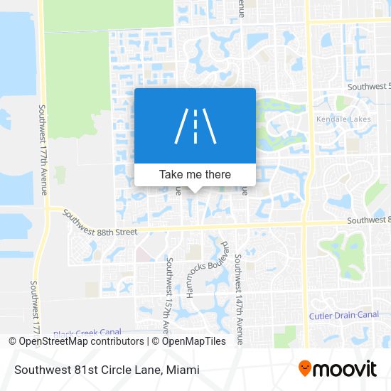 Southwest 81st Circle Lane map