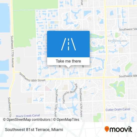 Mapa de Southwest 81st Terrace