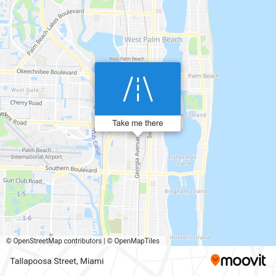 Mapa de Tallapoosa Street