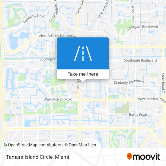 Mapa de Tamara Island Circle