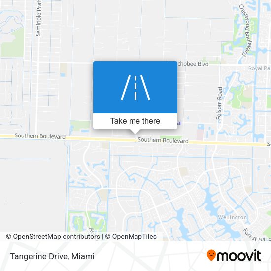 Tangerine Drive map